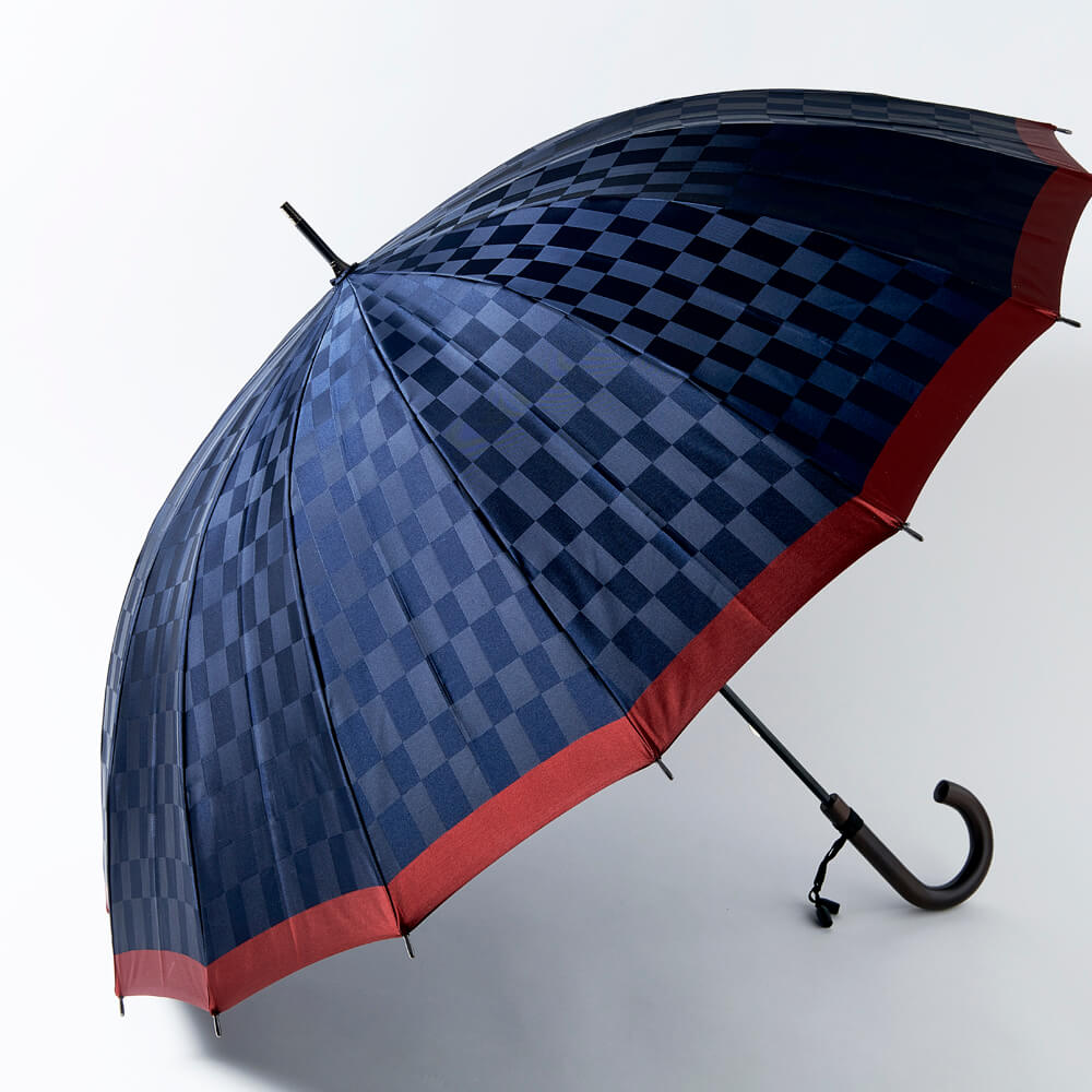 傘（売れ筋ランキング） 傘 16本骨 紳士ブロック 雨傘 長傘 和風傘 おしゃれ かわいい 黒 エンジ ベージュ パープル チェリー ギフト プレゼント 株式会社モンブラン