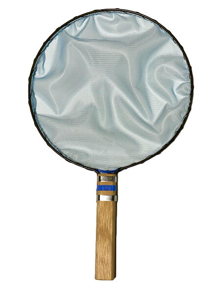 □松田漁具店 選別網 チ-8 水色 径24cm 柄長15cm 1mm目 金魚・淡水魚・錦鯉用玉網 送料無料 但、一部地域除 2点目より400円引