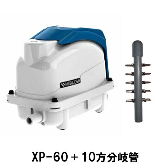 テクノ高槻 エアーポンプ XP-60＋10方分岐管送料無料 但、一部地域除 2点目より400円引