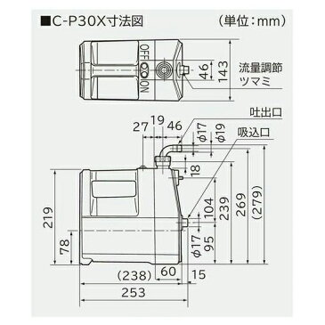 C-P30Wの後継機種日立　ハンディポンプ　C-P30X　在庫品 【送料無料 但、北海道・沖縄 送料別途2200円 東北 送料別途330円】【♭】