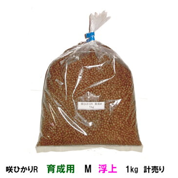 ☆キョーリン　咲ひかりR　育成用　M　浮　1kg×3袋　計売【送料無料 但、一部地域送料別途】【♭】