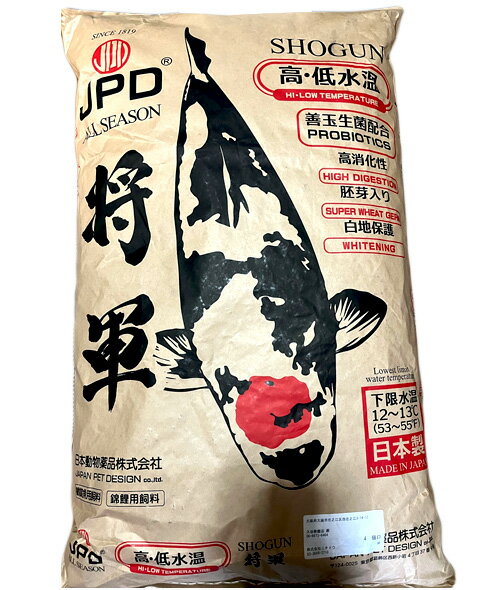 □☆日本動物薬品 将軍 L 浮上 15kg 1袋 白地保護送料無料 但、一部地域除　2点目より300円引