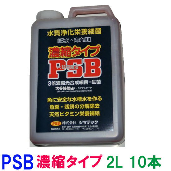 ☆シマテック PSB 濃縮タイプ 2L　濃縮タイプ 2L×10本(1箱)送料無料