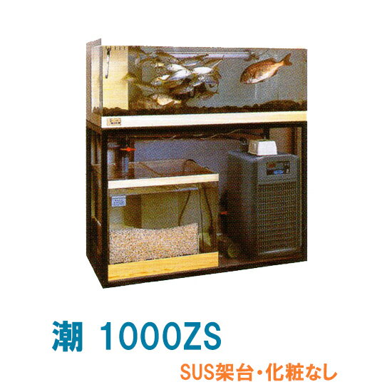 ☆ゼンスイ 活魚水槽 潮 1000ZS 水槽フルセットSUS架台・化粧なし　個人宅配送不可 送料別途見積