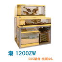 ☆ゼンスイ 2段式活魚水槽 潮 1200ZW 水槽フルセットSUS架台・PVC化粧なし 個人宅配送不可 送料別途見積