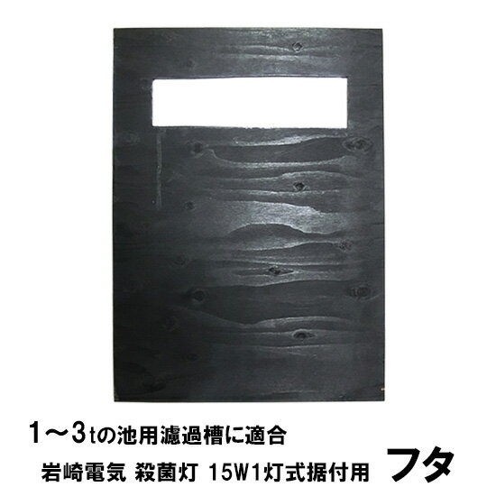 ☆1～3tの池用濾過槽に適合 岩崎電気殺藻灯(アオコ抑制 有機物の分解) 15W1灯式据付用 フタ送料無料 但、一部地域除