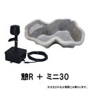 ☆タカラ みかげ調プラ池 ミニ30+憩Rセット個人宅送料別途 会社は送料無料(北海道 沖縄・離島は別途見積) 同梱不可