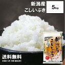 新米　田中米穀　新潟産　こしいぶき5kg　【送料無料　北海道、九州、沖縄、離島を除く】　新潟県産　白米　お米　新潟　令和5年度産　産地直送