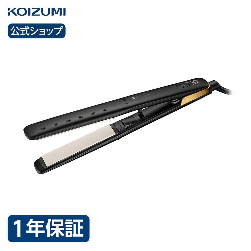 【メーカー公式】ヴィダルサスーン マイナスイオン ストレートアイロン VSI-1021 | 送料無料 マイナスイオン ヘアアアイロン コテ こて ヘヤーアイロン ヘアーアイロン 初心者 前髪 プレゼント ギフト VS Vidal Sassoon KOIZUMI ビダルサスーン 海外対応 黒 男女兼用のサムネイル
