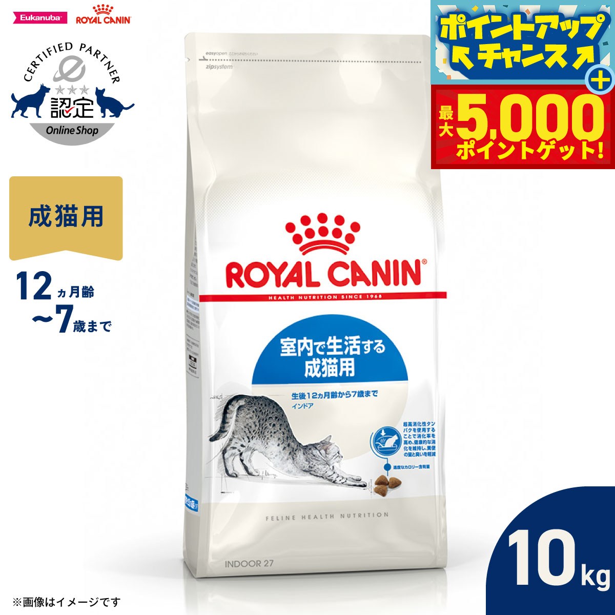 【最大5000ptバック！16日まで！】ロイヤルカナン 猫 キャットフード フィーラインヘルスニュートリション インドア 10kg 正規品 室内で生活する猫専用フード 成猫用