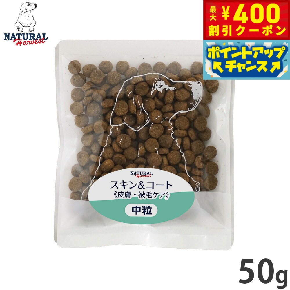【400円OFFクーポン！＆店内ポイント最大39倍！本日限定！】ナチュラルハーベスト ドッグフード スキン..