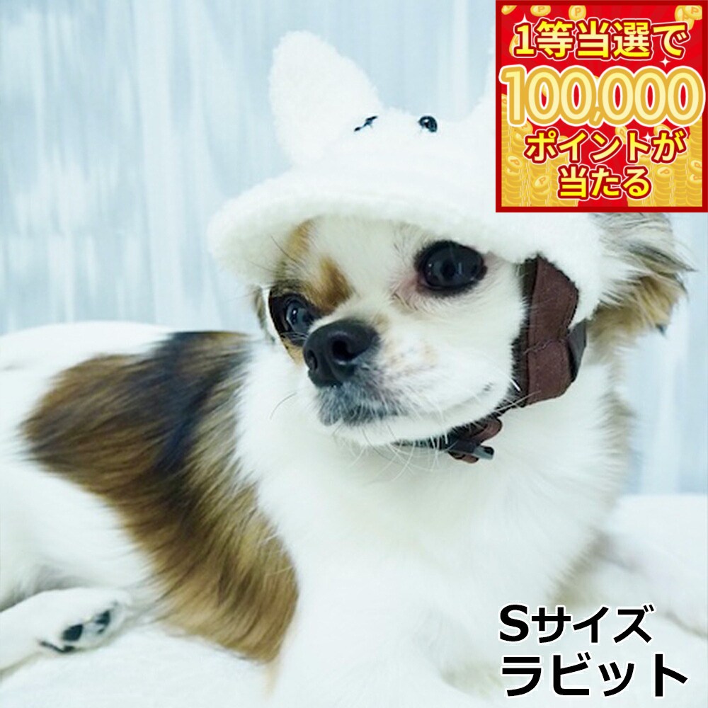 【1等最大10万ポイント当たる！20日から！】犬の帽子 ガーデンオブエデン アニマルボアCAP S ラビット【送料無料】