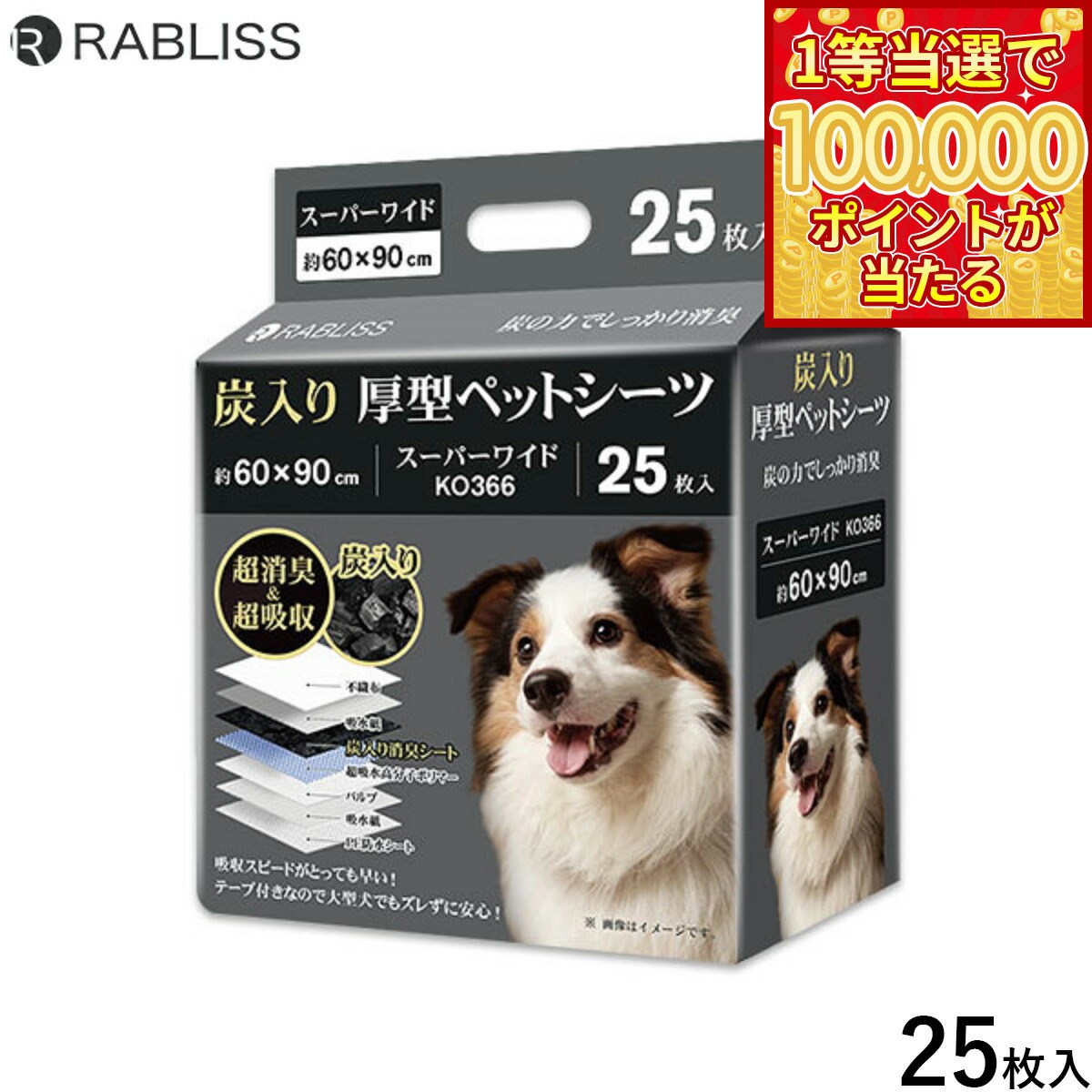 RABLISS炭入り厚型ペットシー...