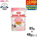 【2000円OFFクーポン!&店内ポイント最大59倍!本日限定!】ロイヤルカナン キャットフード ウェットフード キトン ゼリー 85g×48個 送料無料 正規...