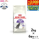 【2000円OFFクーポン!&店内ポイント最大58倍!本日限定!】ロイヤルカナン ステアライズド 避妊 去勢 成猫用 生後12ヵ月齢以上 2kg×6個 満足感 ...
