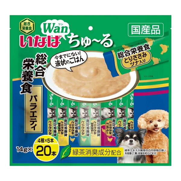 Rakuten - 【最大2000円OFFクーポン！＆店内ポイント最大53倍！本日限定！】いなば Wanちゅ〜る 総合栄養食バラエティ ちゅーる 犬 おやつ 国産