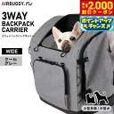 【2000円OFFクーポン!&店内ポイント最大55倍!本日限定!】エアバギー フォー ペット エアバギー犬 3ウェイバックパックキャリ- ワイド クールグレー 犬 猫 ペットキャリーバッグ リュック AD9074