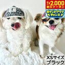 【2000円OFFクーポン!&店内ポイント最大55倍!本日限定!】犬の帽子 ガーデンオブエデン パールビジューツィードCAP XS ブラック【送料無料】