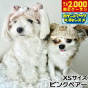 【2000円OFFクーポン!&店内ポイント最大55倍!本日限定!】犬の帽子 ガーデンオブエデン テディーベアCAP XS ピンクベアー【送料無料】