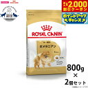 【2000円OFFクーポン!&店内ポイント最大55倍!本日限定!】ロイヤルカナン ブリードヘルスニュートリション ポメラニアン成犬~高齢犬用 800g×2個