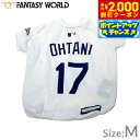 【2000円OFFクーポン!&店内ポイント最大59倍!本日限定!】MLB公認 ロサンゼルス ドジャース 大谷翔平選手モデル Tシャツ M ホワイト【送料無料】 犬服 洋服 ドッグウェア ユニフォーム 野球