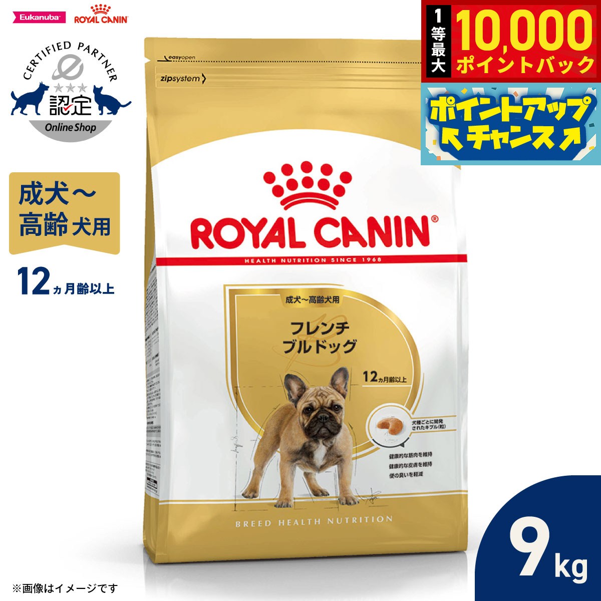 楽天市場】フレンチブルドッグ 9kg ロイヤルカナンの通販