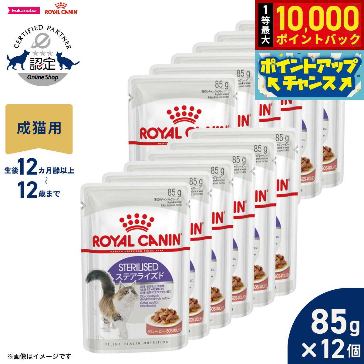 楽天市場】ロイヤル カナン ステアライズド ウェットの通販