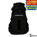 【2000円OFFクーポン!&エントリーでポイント+22.5倍!本日限定!】GEWALK(ジウォーク) K9 スポーツサック プラス 2 S ブラック【送料無料】 ペット用リュックサック キャリーバッグ 犬 猫