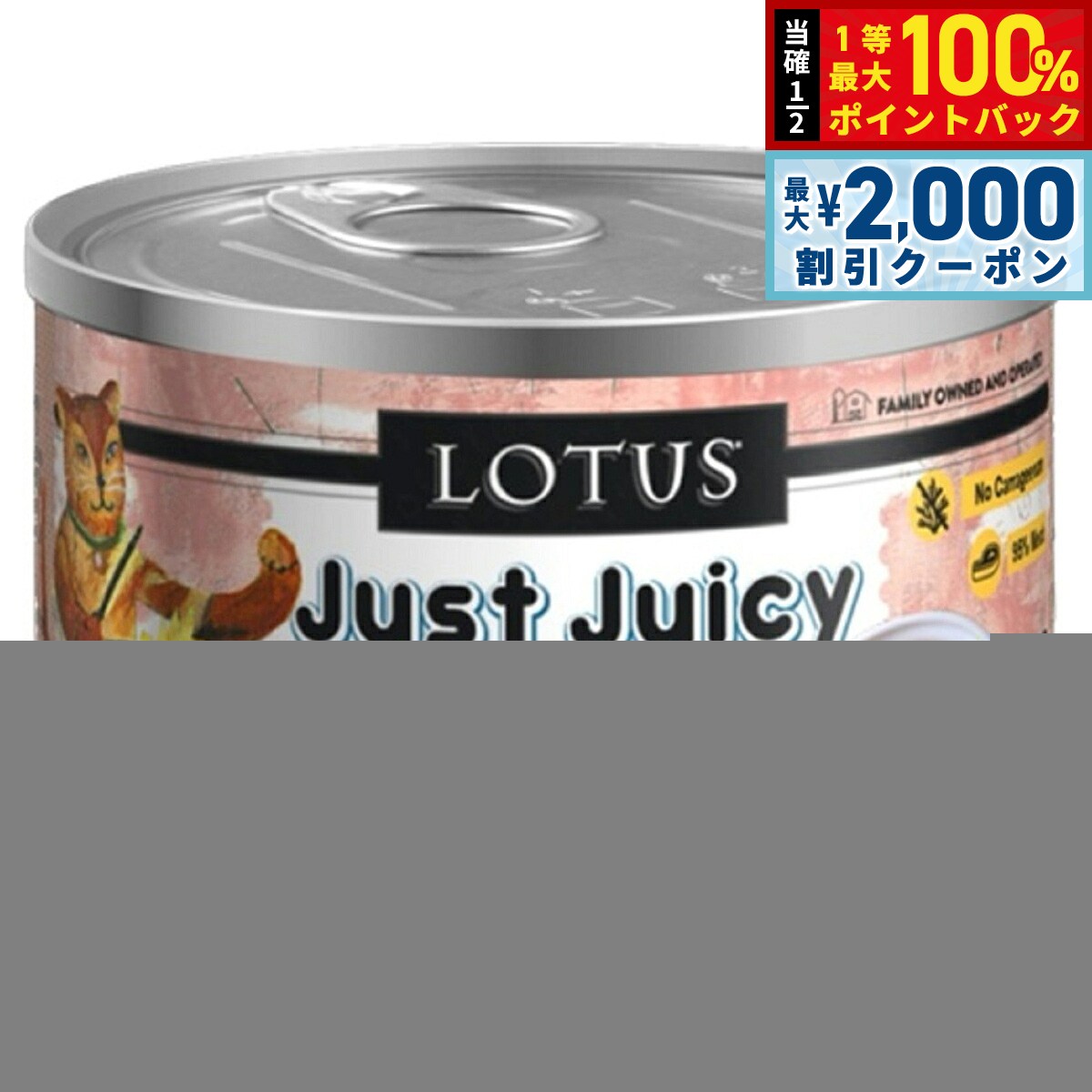 【9/10限定！最大2000円OFFクーポン＆抽選で最大1万ポイントバック】ロータス キャットフード グレインフリー 無水調理ウェットフード ポーク シチュー 70g 無添加 缶詰