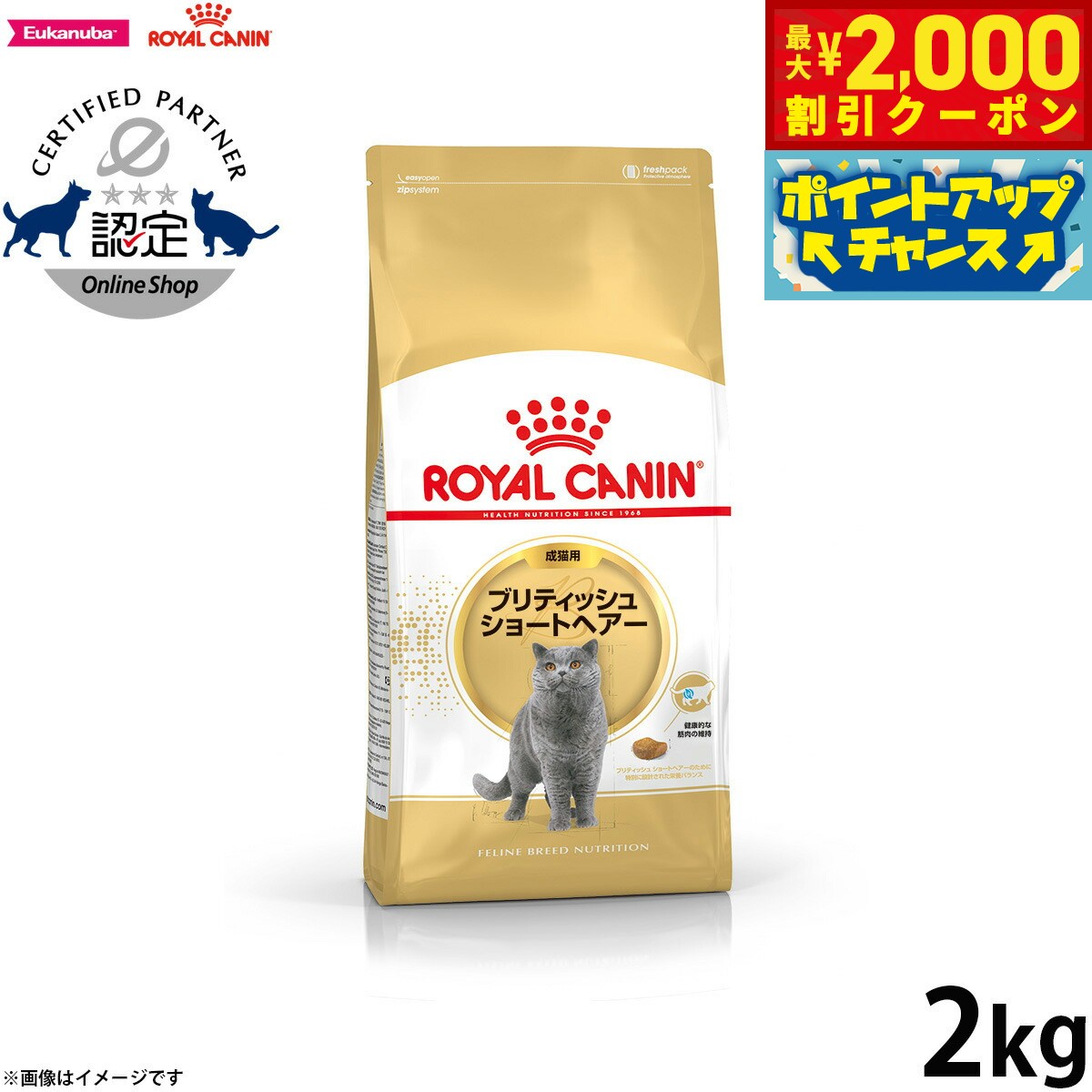 ロイヤルカナン ブリティッシュショートヘア 2kg×2袋 ロイヤルカナン 猫 ブリティッシュ ショートヘア 2kg×3袋 ジップ