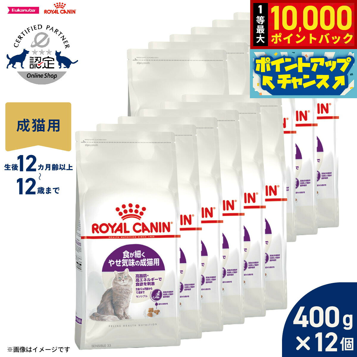 楽天市場】ロイヤルカナン センシブル 400gの通販