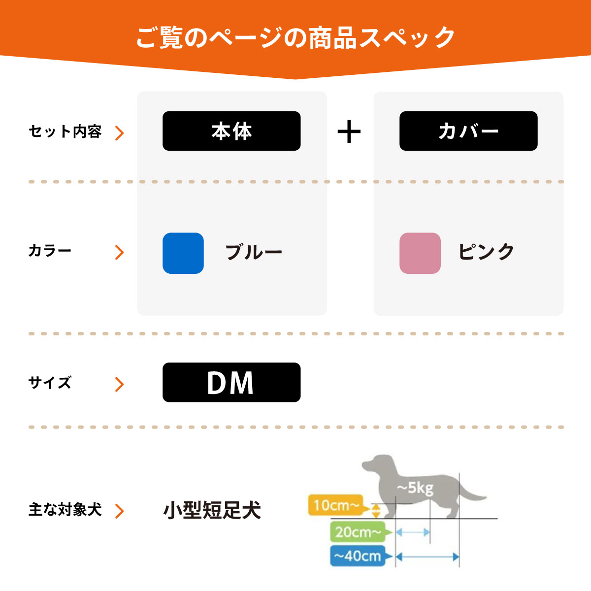 コジコジの【8/18限定！抽選で最大1万ポイントバック】【プレゼント付き】OneAid リラクッション 撥水カバーセット 小型短足犬用 DM 本体:ブルー カバー:ピンク犬用 介護 介護用品 ベッド 姿勢安定｜アングル2