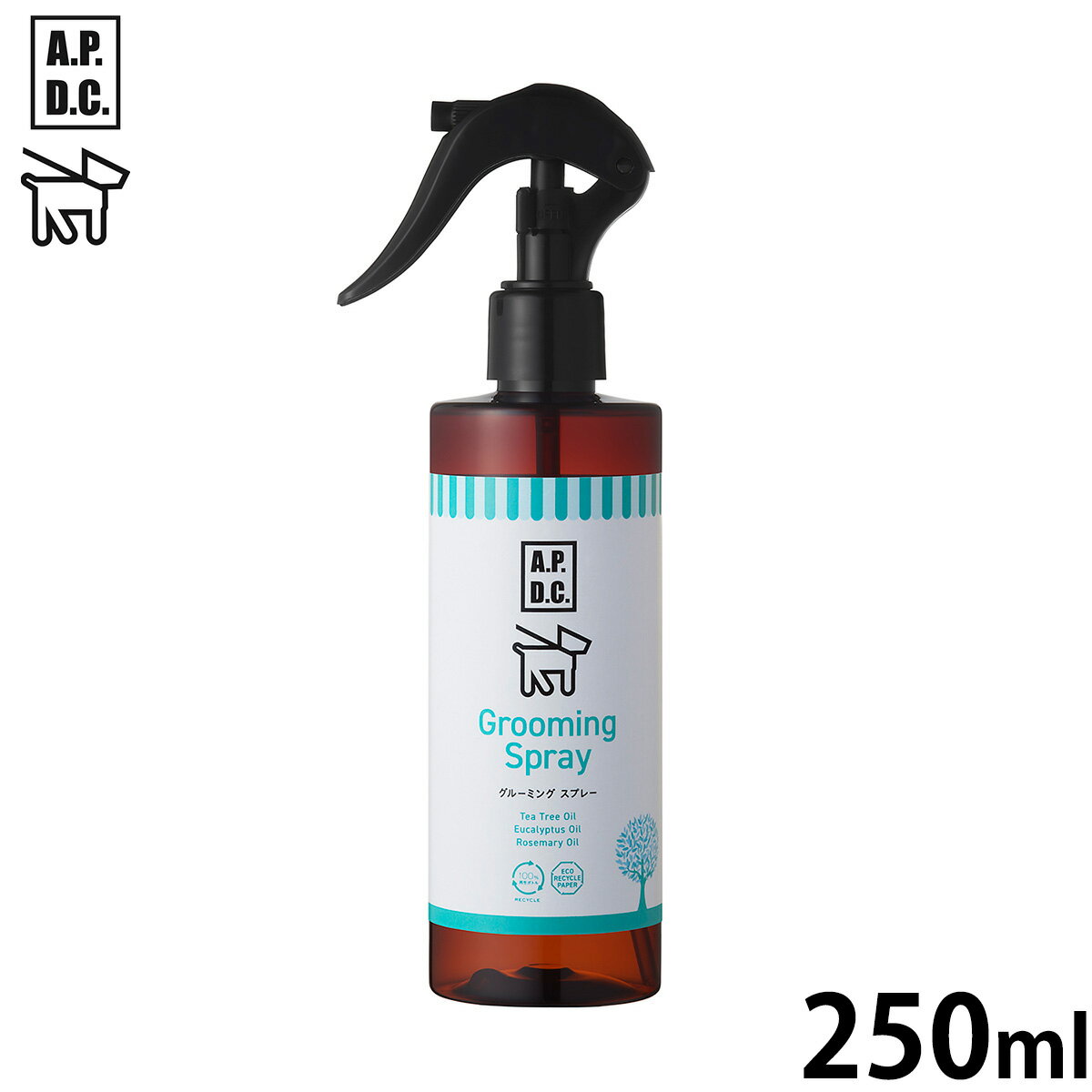 【エントリーでポイント+6.5倍！本日限定！】APDC グルーミングスプレー 250ml エーピーディーシー お手入れ ケア 犬 天然 植物成分 エコ