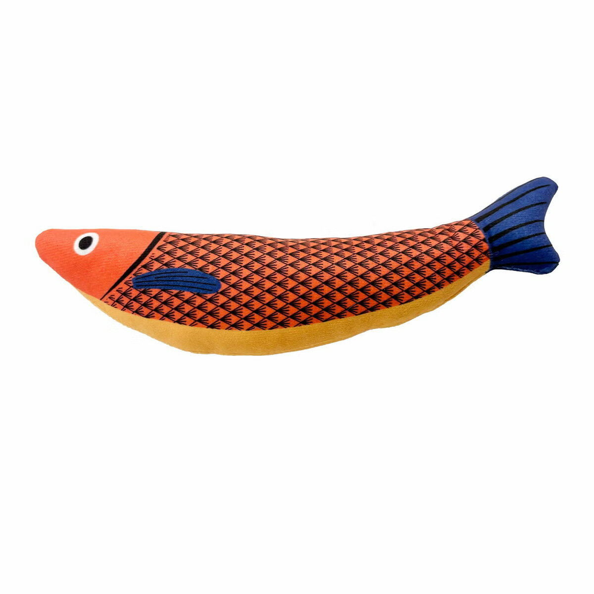 Rakuten - 【店内ポイント最大43倍！本日限定！】ハイドリーム キャットニップ フィッシュトイ Hi DREAM CATNIP FISH TOY レッドイエロー ぬいぐるみ 魚 マタタビ