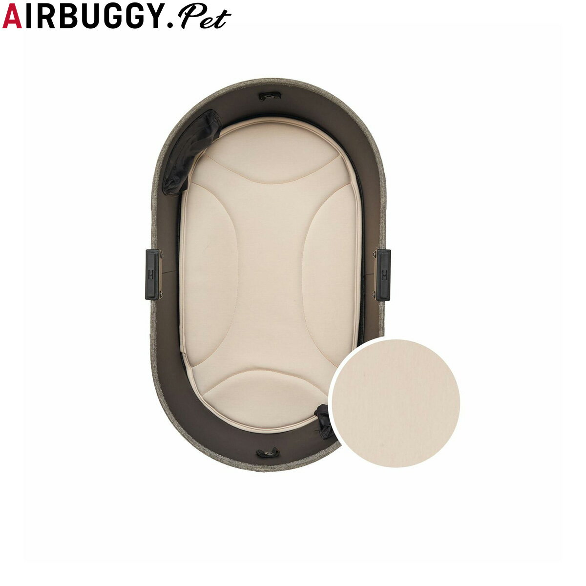 【店内ポイント最大42倍！本日限定！】エアバギー フォー ペット AIRBUGGY FOR PET ドーム3 マット レギュラー アイボリー ペットバギー 犬 猫