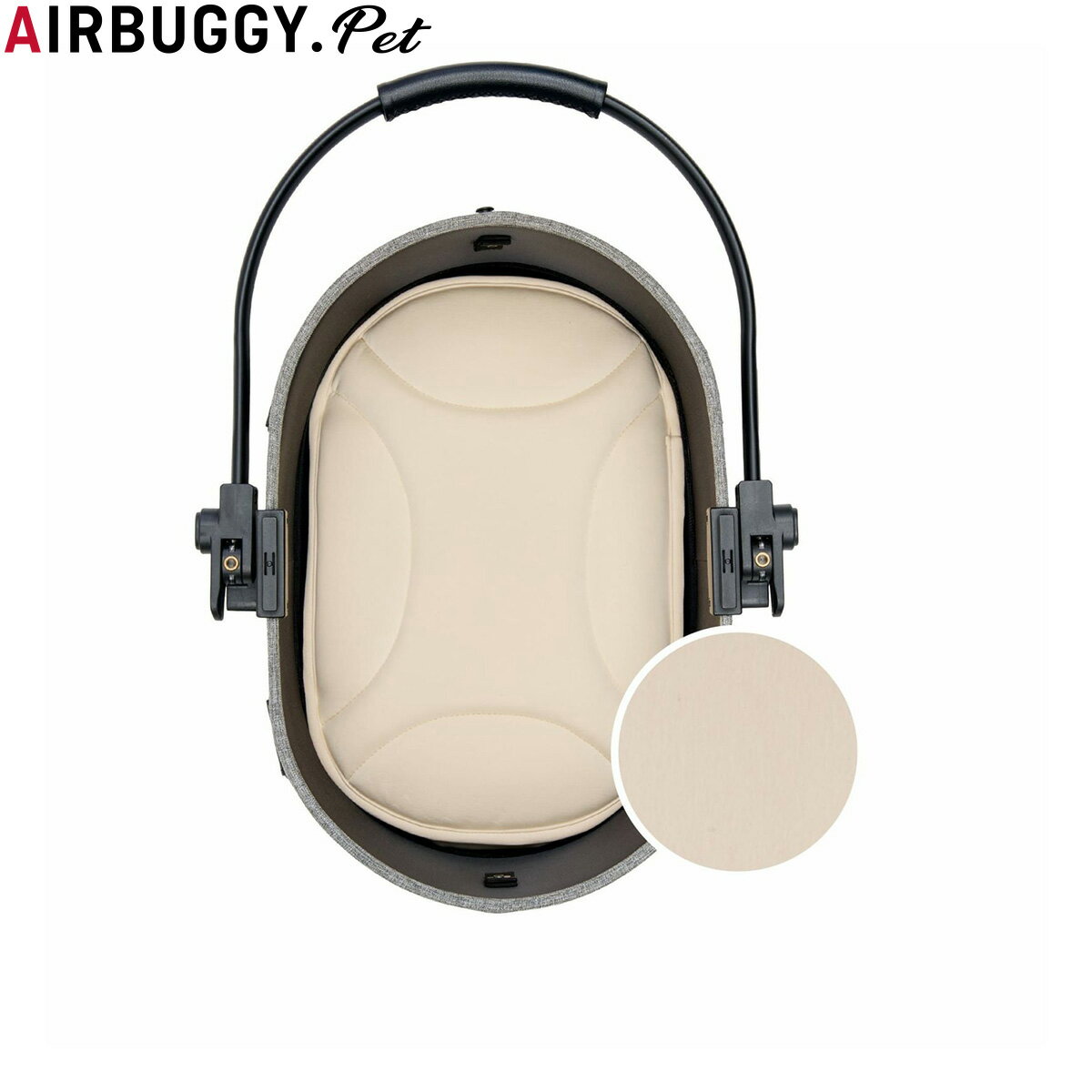 【店内ポイント最大42倍！本日限定！】エアバギー フォー ペット AIRBUGGY FOR PET ドーム3 マット スモール アイボリー ペットバギー 犬 猫