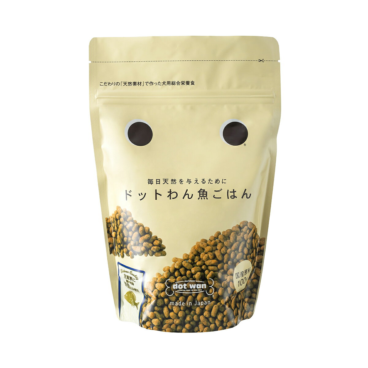 【27日10時から！エントリーでP+4倍！モバイル会員限定！】ドットわん 魚ごはん 500g ドッグフード 無添加 国産