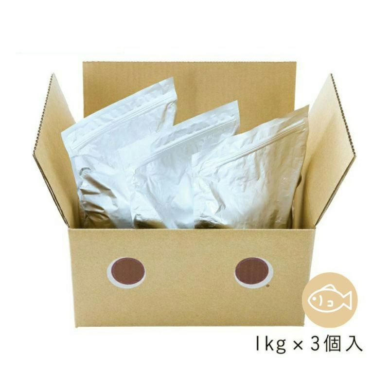 【年内出荷は26日正午まで！】ドットわん 魚ごはん 3kg【送料無料】 ドッグフード 無添加 国産