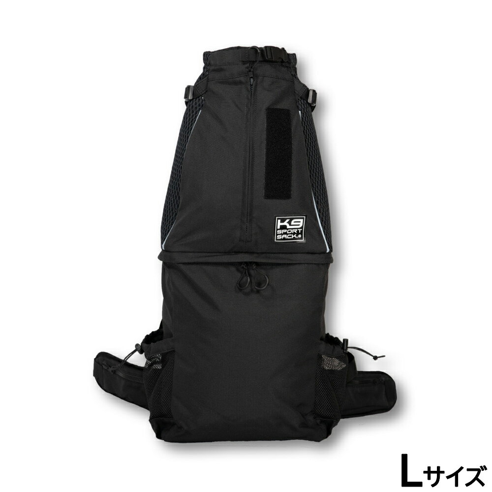 【2000円OFFクーポン！＆店内ポイント最大56倍！スーパーSALE！】GEWALK（ジウォーク） K9 スポーツサック ナビゲート L ブラック【送料無料】 ペット用リュックサック キャリーバッグ 犬 猫