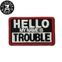 【2000円OFFクーポン!&店内ポイント最大59倍!本日限定!】KILONINER キロナイナー カスタマイズ用パッチ NAME TROBLE Patch ワ...