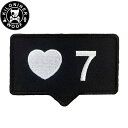【2000円OFFクーポン!&店内ポイント最大59倍!本日限定!】KILONINER キロナイナー カスタマイズ用パッチ Heart-7 Patch ワッペン