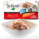 店内ポイント最大42倍 4月30日 Schesir シシア キャットシリーズ マルチパック ツナ＆エビ 50g 6缶 猫缶 キャットフード ウェット 猫用品 ねこグッズ ペット用品