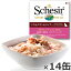 【店内ポイント最大43倍！本日限定！】Schesir（シシア）キャットシリーズ クッキングウォータータイプ ツナ＆チキン＆ライス 85g×14缶 猫缶 キャットフード ウェット 猫用品/ねこグッズ