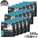 【店内ポイント最大46倍!本日限定!】チャーム CHARM ドッグフード サーフ&ターフドッグ 全年齢用 穀物不使用 340g×36個セット