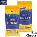 【店内ポイント最大45倍!本日限定!】フィッシュ4ドッグ FISH 4 DOGS ドッグフード ファイネスト オーシャンホワイトフィッシュ 6kg×2個セット