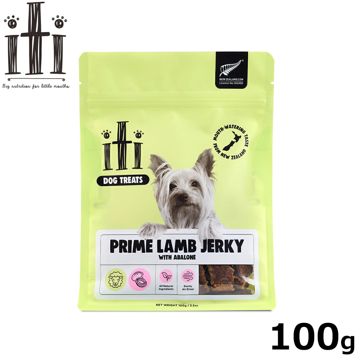 【400円OFFクーポン！＆店内ポイント最大46倍！12月1日！】イティ トリーツ 凝縮カットラム 肝機能ケア 100g 無添加 非加熱フード ジャーキーフード 穀物不使用 グレインフリー 天然 ナチュラル