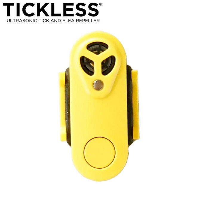 チックレス TICKLESS USBタイプ 虫よけ ノミ対策 ダニ対策 超音波 犬 猫 ペット イエロー