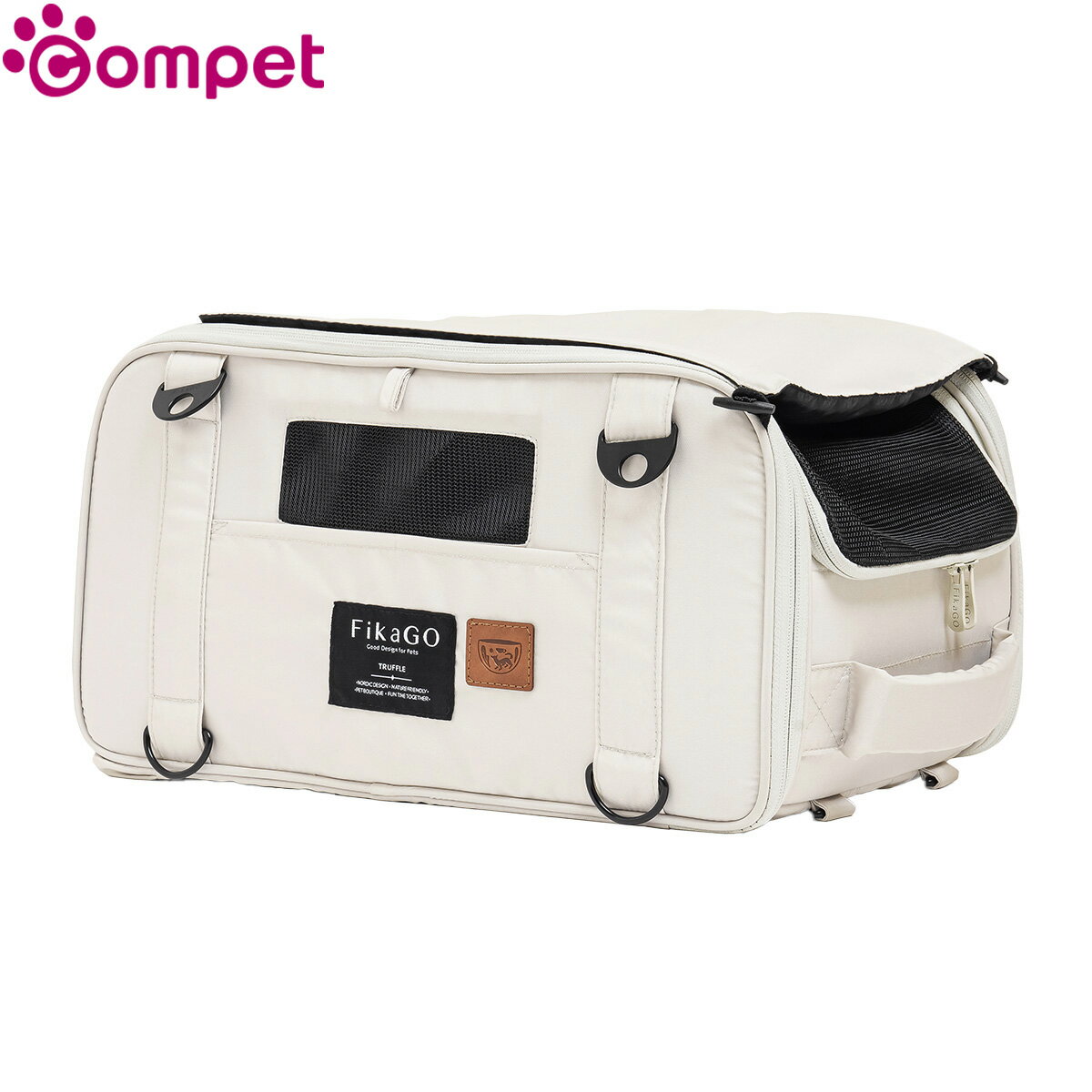 コンビ combi コムペット compet フィカゴー FikaGO ペットキャリー トリュフ TRUFFLE クリーミークラウド 犬猫兼用 小型犬