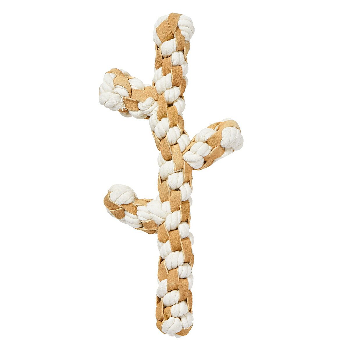 【2000円OFFクーポン！＆エントリーでポイント+17.5倍！本日限定！】ファッド FAD レザー＆コットン トイ ブランチ 犬 おもちゃ ロープ 噛む デンタルトイ 革