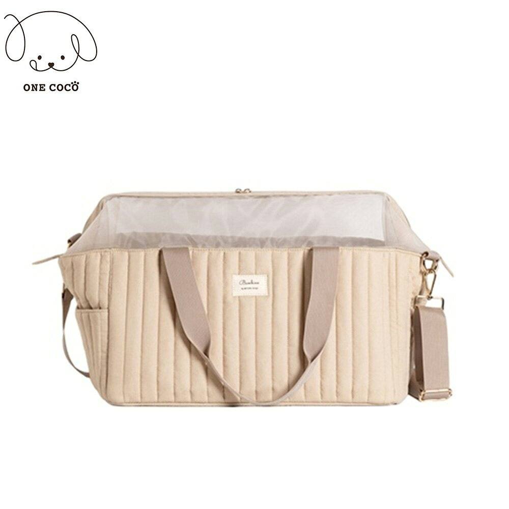 【9/1限定！先着最大1000円OFFクーポン＆抽選で最大1万ポイントバック】ワンココ ONE COCO ペットキャリー バンビーノ ベージュ 小型犬 キャリーバッグ トート型 ペットキャリーバッグ